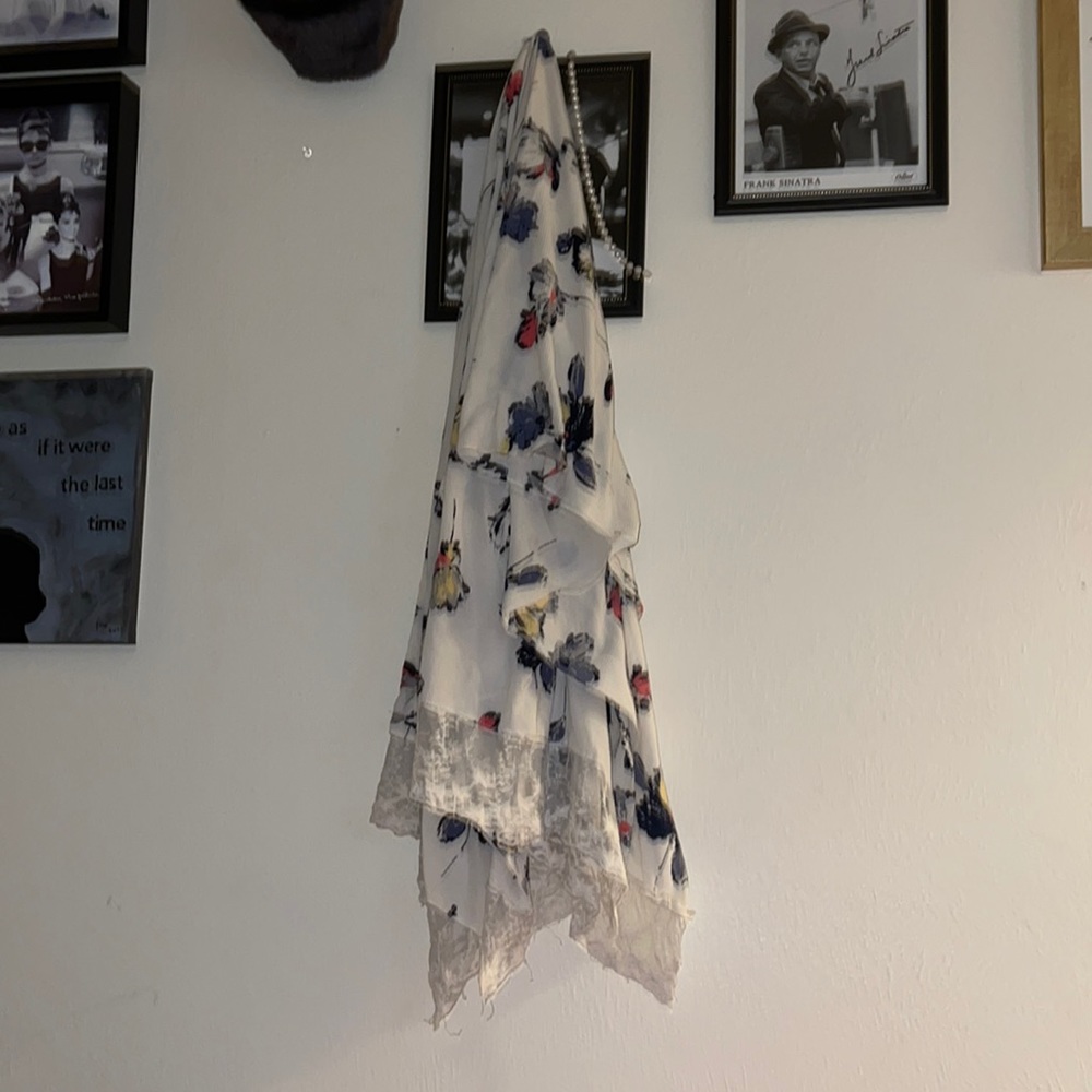 Maurices White Floral Kimono